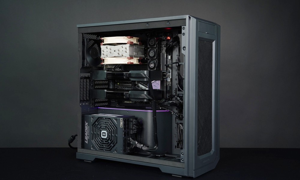 공랭 듀얼 GPU 워크스테이션